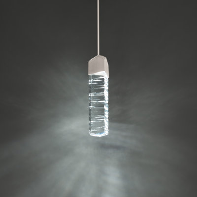 Juliet 3" Wide Dimmable LED Crystal Mini Pendant