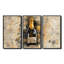 Ensemble de salon mural doré doré et noir Champagne Luxury Showers II-107181036-107181044