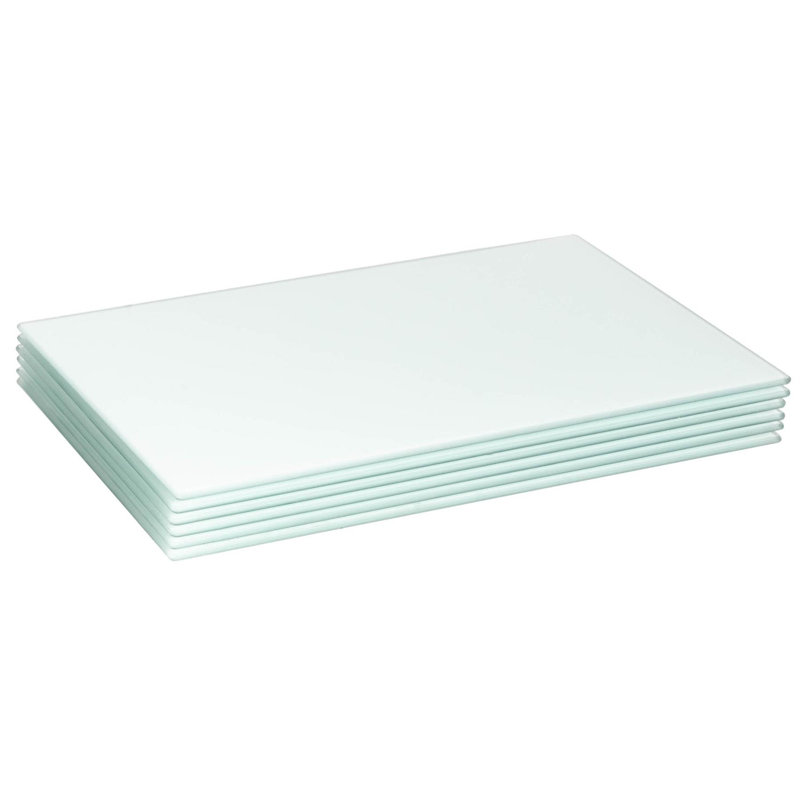 Harbour Housewares - Glass Placemats, White