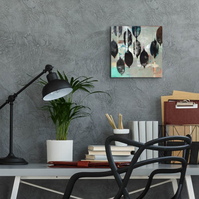 Winston Porter «Mindful Gray» par Jennifer Rasmusson, art mural en verre acrylique, ACR-40854