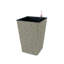 2-Pack Smart Self-Watering Square Planter For Indoor And Outdoor - Hand Woven Wicker-1603053973