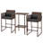 Tannehill 3-Piece Steel Outdoor Bar Set-85875319