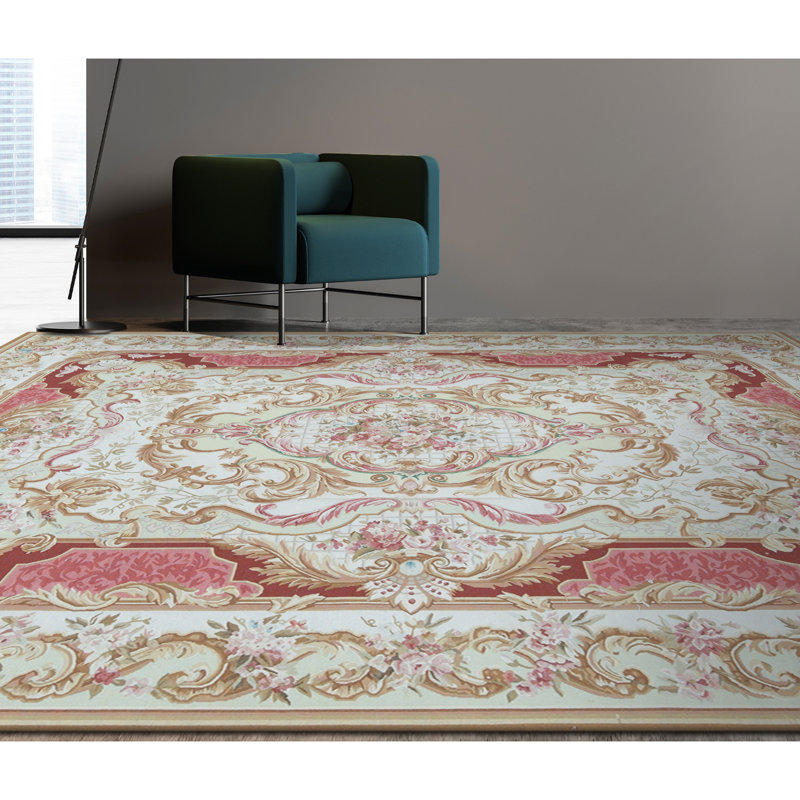 Aubusson Renaissance Wool Oriental Area Rug