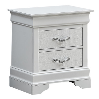 Graceful Transitional Nightstand With Exceptional Functionality And Timeless Appeal