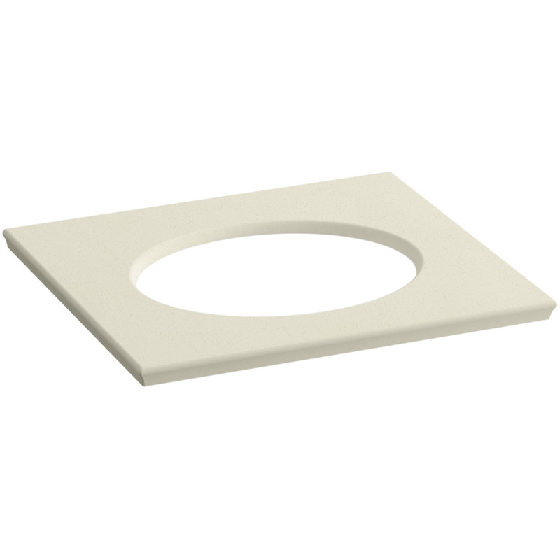 Dessus de meuble-lavabo pour salle de bain simple 25 po uni/expression, Amande expressions
