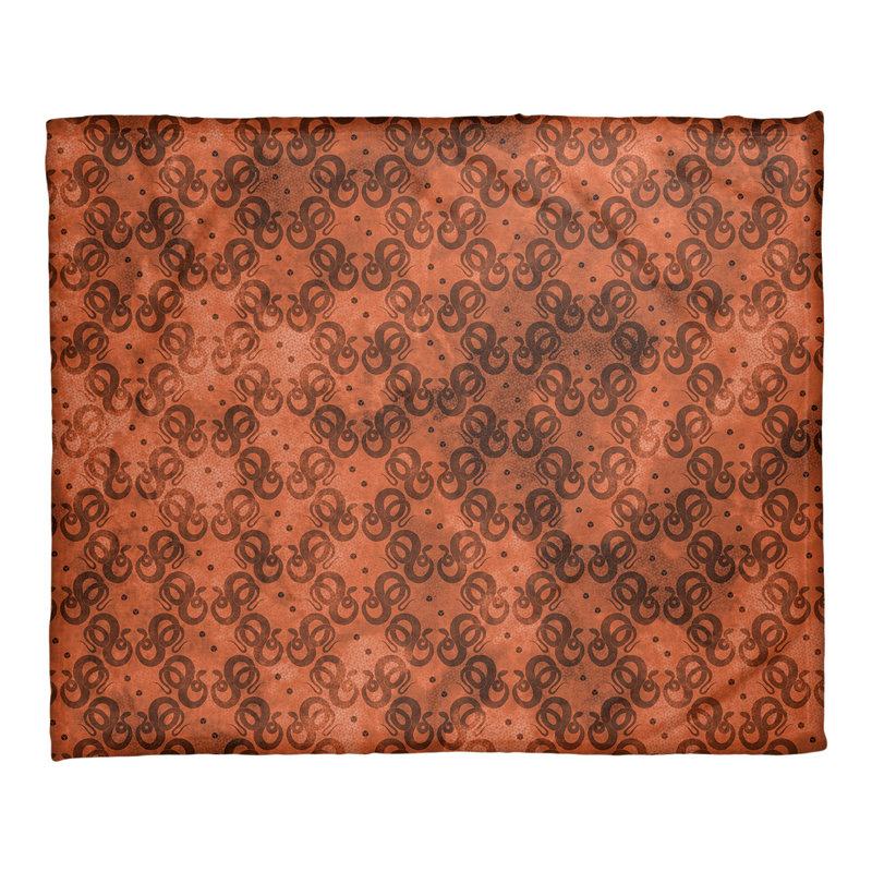 Couverture polaire Katelyn Elizabeth, l 52,5 po x L 62,5 po, Orange