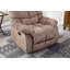 Fauteuil inclinable standard en cuir véritable avec repose-pieds Garlow