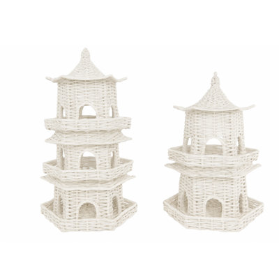 White Grand Wicker Pagoda, Small