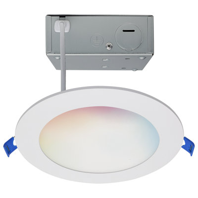 6'' 12 Watt Dimmable Air-Tight IC Rated LED Canless Recessed Lighting Kit