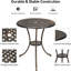 23.6"Patio Bistro Table, 2" Umbrella Hole-789170266