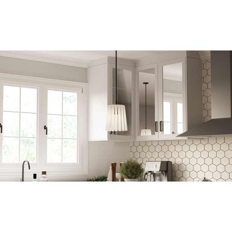 Mini-luminaire suspendu noir mat 1 lumière Alkis