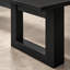 Table de salle à manger rectangulaire, table de salle à manger universelle pour la cuisine et la salle à manger