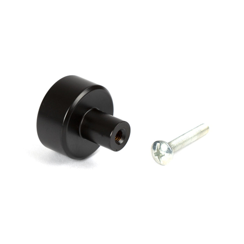 Round Knob, 2.5 cm, Aged Bronze