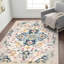 Tapis crème / bleu Azulejos-1220718414