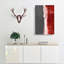 The Red Ocean Waves In Abstract - Wrapped Canvas-55299580