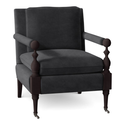 Leslie 31.5" Wide Slipcovered Armchair