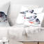 Coussins d’animaux sur branche avec baies lombaires