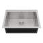 Évier de cuisine encastrable 30 po x 22 po x 10 po à cuve simple en acier inoxydable de calibre 16