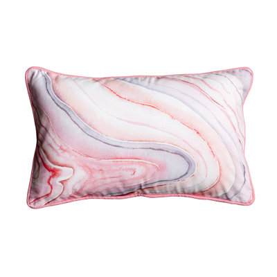 Maison d' Hermine Decorative Pillow Covers 12 x 20 inch Rectangle 100% Cotton Throw Pillow Covers with Invisible Zipper for Couch Chair Sofas Valentines Day Gifts - Pale Garden - Sweet Marbles