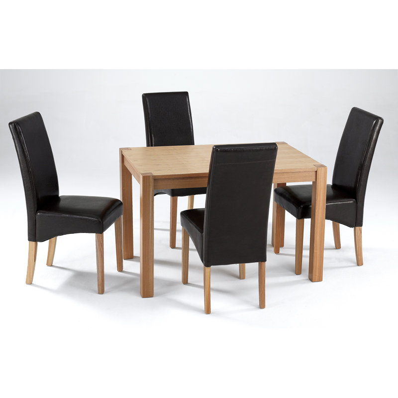Ramino Upholstered Dining Chair, Black