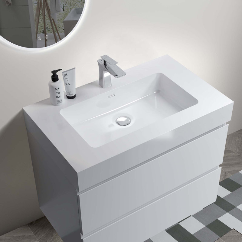 Bassin intégré SANS drain et robinet