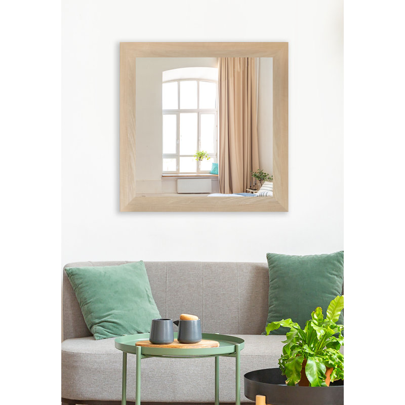 Bahena Flat Wall Mirror, 17.5" x 17.5"