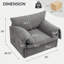 Fauteuil pivotant surdimensionné polyvalent pour un confort et un style ultimes-622673361