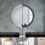Huldar Glass Flat Wall Mirror