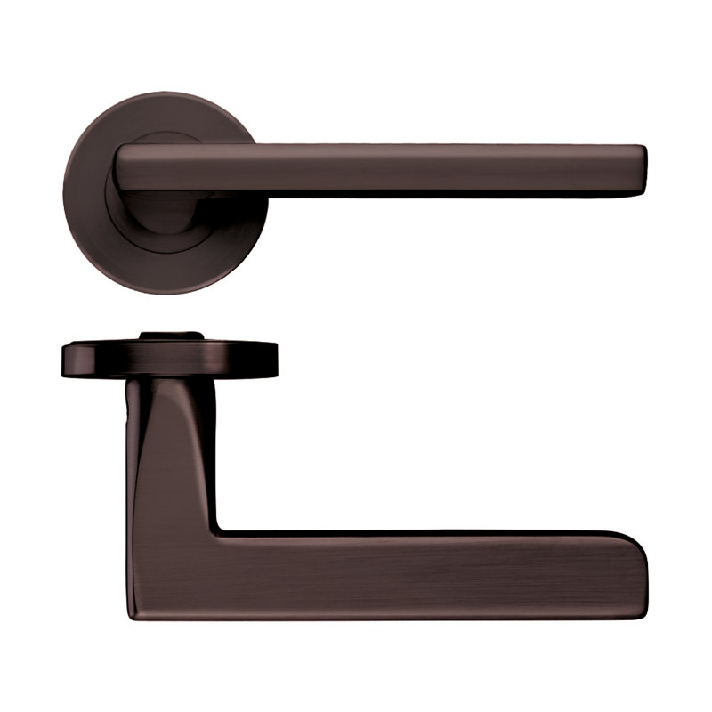 Venice Latch Door Handle, Etna Bronze