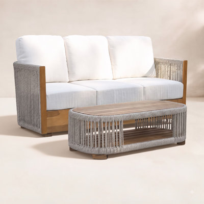 Aniston 47" Teak Patio Table