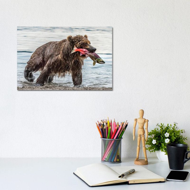Fishing 1 Piece Wrapped Canvas Wall Art, 20.32 cm H x 30.48 cm W
