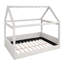 Full Size Upholstered House Daybed with LED Lights & Touch Switch – Playful Kids Bed-72787444