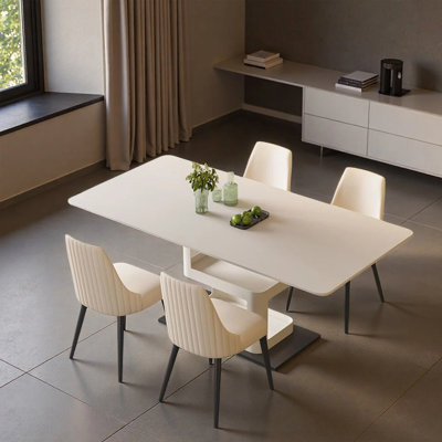 Modern simple light luxury storage dining table