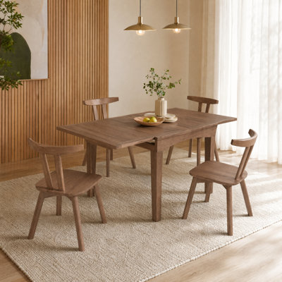 Ensemble de salle à manger à rallonge 5 pièces Klingbeil Riviera Scandinavian