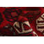 Hand-Knotted Rizbaft Red Wool Rug 3'6" X 9'10"