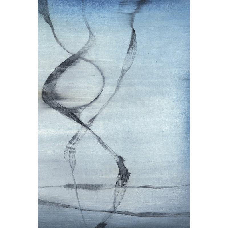 Whale Songs III by Jennifer Goldberger - Wrapped Canvas Painting, 46cm H x 30cm W x 3.8cm D