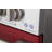 KUCHT Professional 48 in. 6.7 cu. ft. Natural Gas Range with Sealed Burners, Griddle/Grill and Two Ovens - One Convection - in Stainless Steel with Red Oven Doors-50147975-50147978