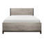 Grand lit gris - taille de planche et bois attrayants