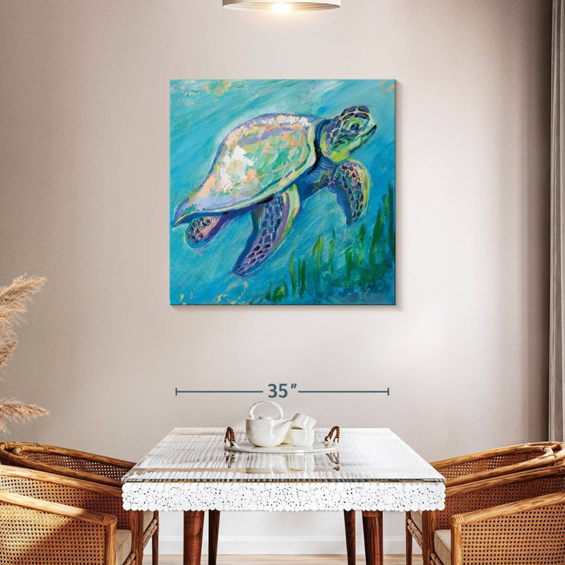 Tortue de mer lumière de bain, H 36 po x l 36 po