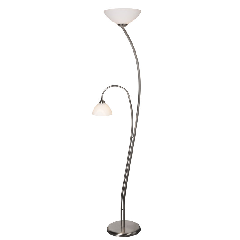 Stamford 183cm Torchiere Floor Lamp with Outlet