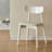 Beige Solid back side Chair(Set of 2)