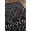 Tapis noir tissé à la machine Jewel Southwestern-1353082723