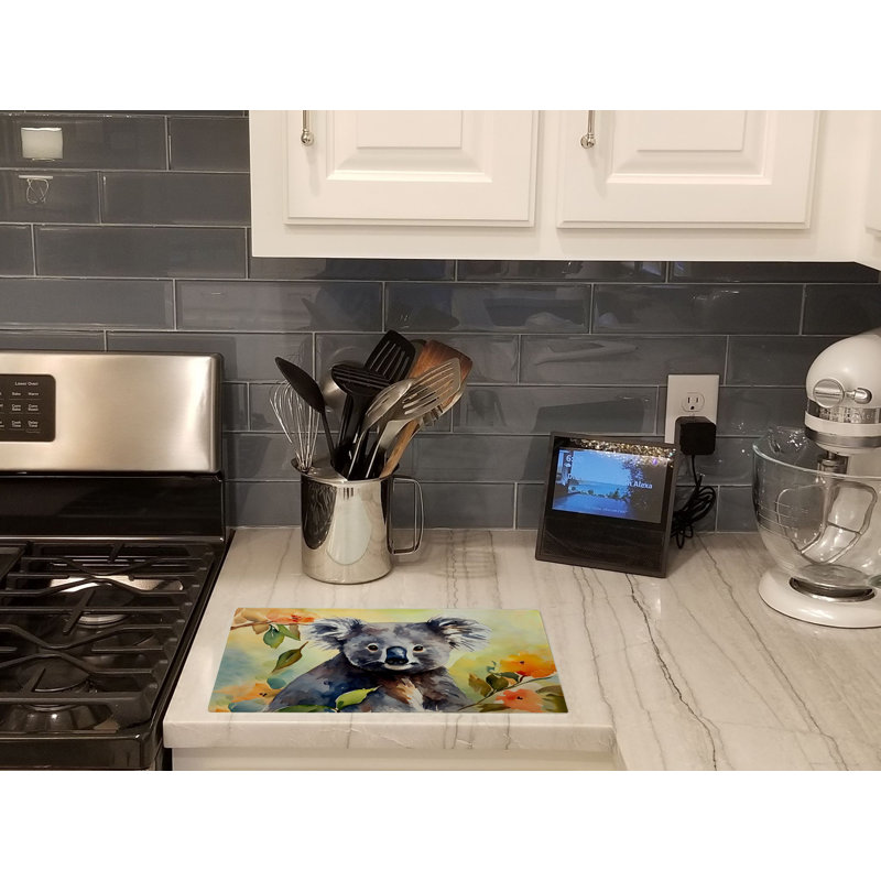 Koala Glass Cutting Board Large