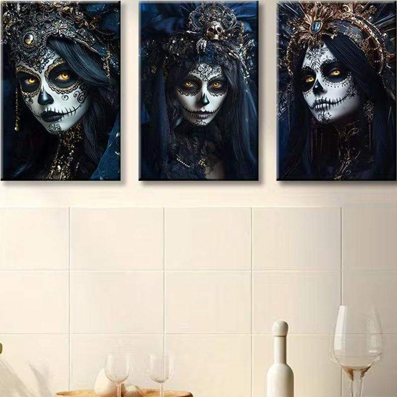 3 Piece Wrapped Canvas Wall Art, 90cm H x 60cm W