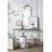 Aegon Metal Framed Arch Wall Mirror in Antique Gold-893615208