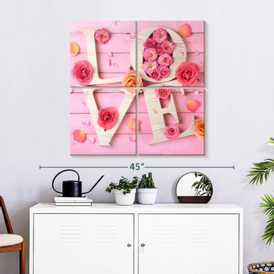 Kema Floral Love Wall Sign