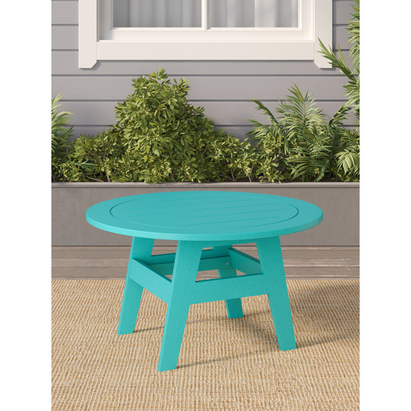 Table d'appoint Crystal Harbor, Turquoise