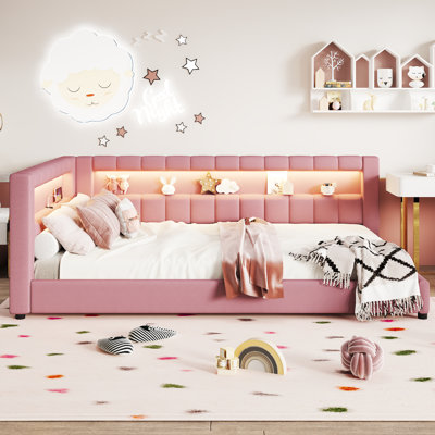 Floor Daybed With Usb Ports And Led Belt