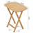 Milton 2 Piece Oversized Solid Wood Folding TV Tray Table Set
