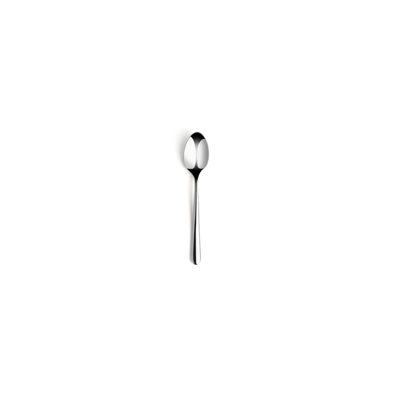 Cuillère à moka en acier inoxydable Aria | 4,4 po, argent, paquet de 12